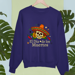El Dia de Los Muertos – Day of the Dead Sugar Skull T-Shirt