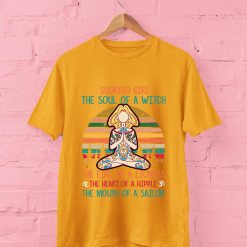 Yoga Meditation Scorpio Girl The Soul Of A Witch T Shirt