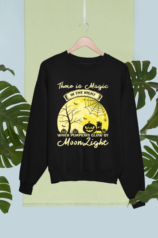 There Is Magic Moonlight Halloween T Shirt