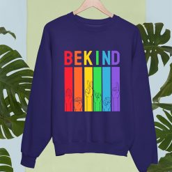 BE KIND Hand Sign Language LGBT T Shirt