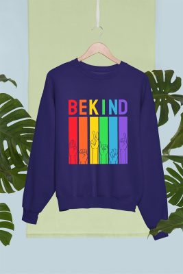 BE KIND Hand Sign Language LGBT T Shirt