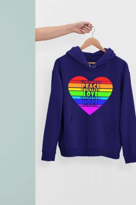 PEACE LOVE HOPE Awareness LGBT T Shirt