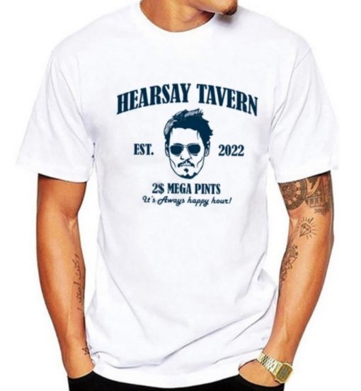 Johnny Depp HearSay TaVern Mega Pint T Shirt