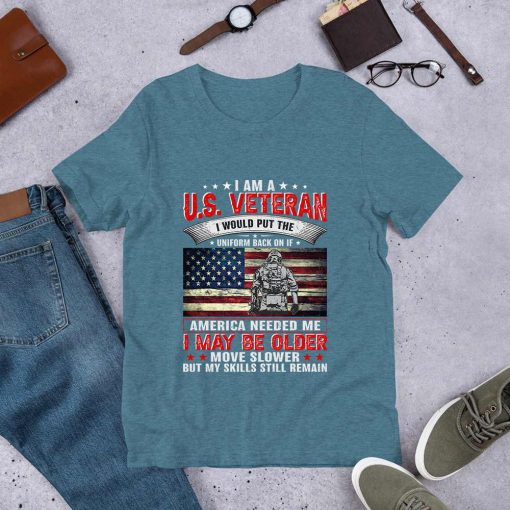 I Am A US Veteran T Shirt