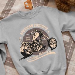 Vintage Motorcycle American Customs T Shirt