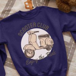 Vintage Motorcycle Scooter Club Enjoy The Ride T Shirt