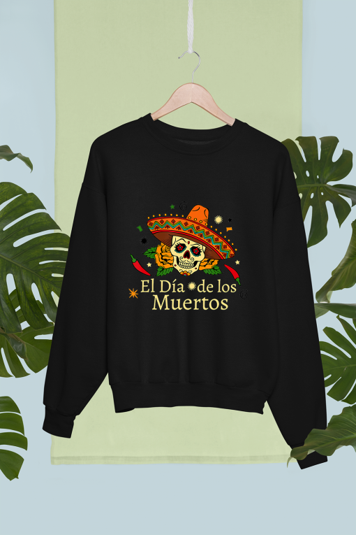 El Dia de Los Muertos – Day of the Dead Sugar Skull T-Shirt