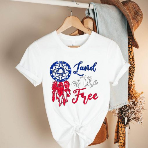 4th of July Vintage Sublimation Dream Catcher Land Of The Tree T Shirt