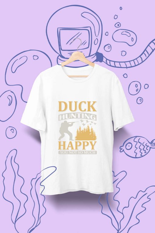 Hunting Duck Happy T Shirt