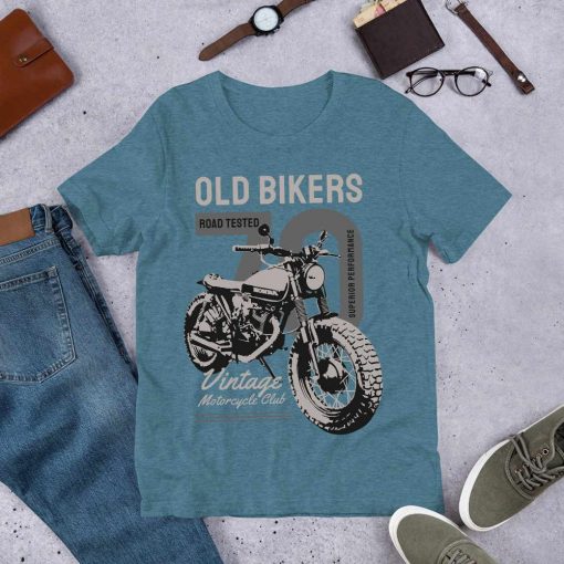 Vintage Motorcycle Club Old Bikers 70 T Shirt