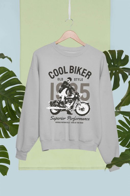 Vintage Motorcycle Cool Biker Old Style 1985 T Shirt
