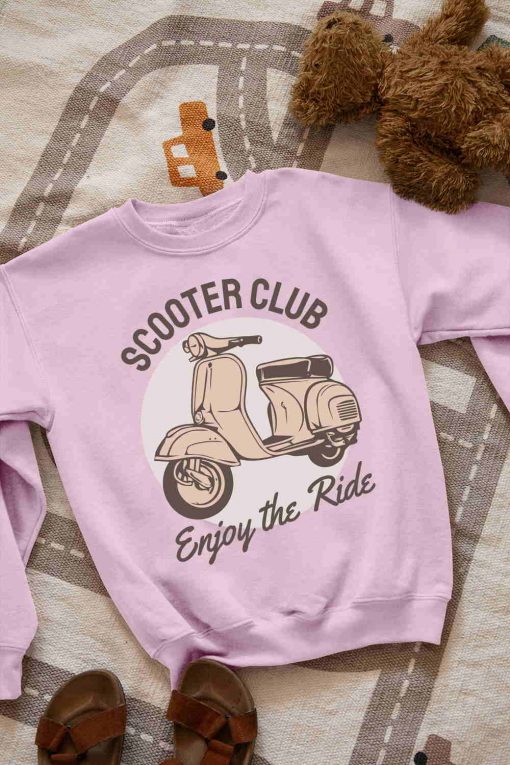 Vintage Motorcycle Scooter Club Enjoy The Ride T Shirt