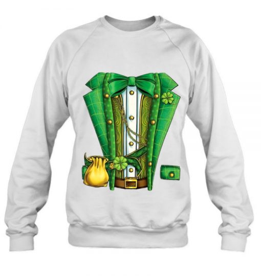 Funny Irish Leprechaun Costume Suit Tuxedo St. Patrick’s Day T Shirt