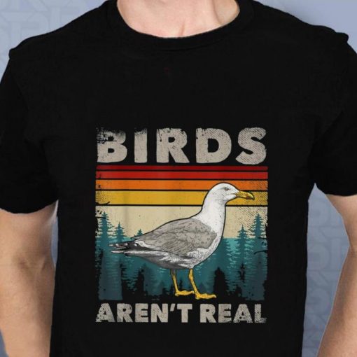 Bird Aren’t Real Truther Seagull Vintage T Shirt