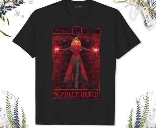 Official Doctor Strange Scarlet Witch In The Multiverse Of Madness Comic T-shirt