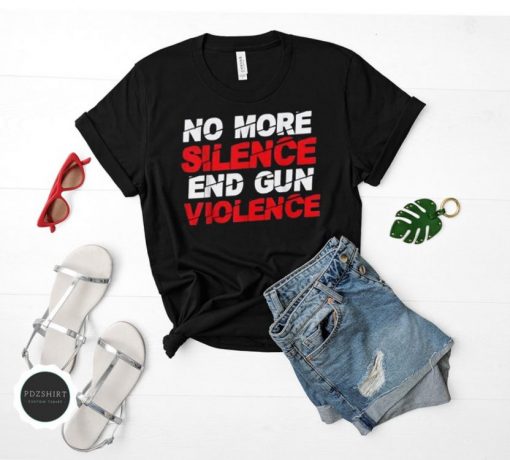 No more Silence End Gun Violence Shirt, Protect Kids Not Guns Shirt, Texas Shooting School Shirt