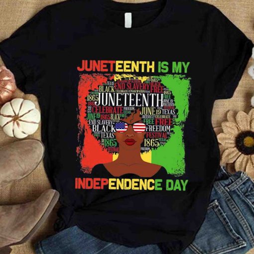 Juneteenth Party Is My Independence Day Black Women Sweatshirt