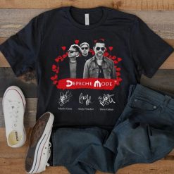 Depeche Mode Shirt, Andy Fletcher, Dave Gahan, Martin Gore Signature Shirt, Andy Fletcher Shirt, Thank You Memory Andy Fletcher Unisex Shirt