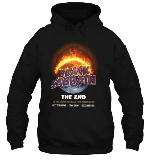 New Black Sabbath Tour Concert 2016 The End Black T Shirt