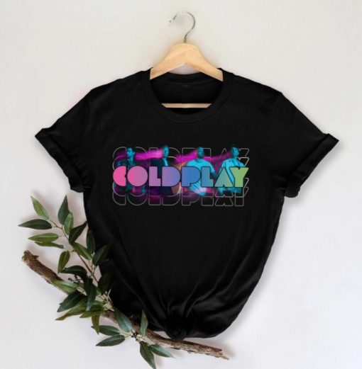 Coldplay Colorful Shape Shirt, Coldplay T shirt, Coldplay World Tour