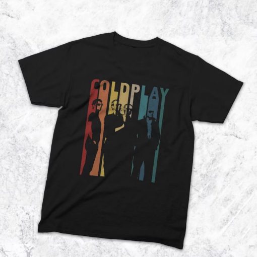 Vintage Retro Coldplay T-Shirt, Coldplay Gift Shirt