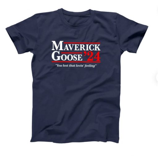 MAVERICK and GOOSE 2024 Election – Top Gun for president costume movie Shirt