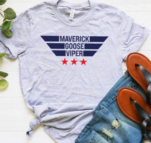 Maverick Goose Viper Tshirt, Top Gun T shirt