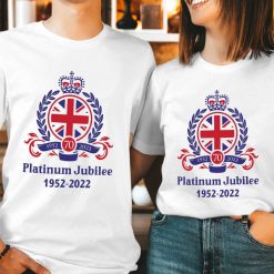 1952 2022 70 Years Queen Elizabeth Ii Platinum Jubilee 2022 Celebration Unisex T-Shirt