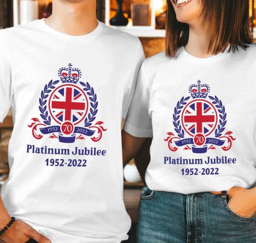 1952 2022 70 Years Queen Elizabeth Ii Platinum Jubilee 2022 Celebration Unisex T-Shirt