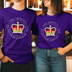 Classic Design Crown The Queen’s Platinum Jubilee 70 Years 1952-2022 T Shirt