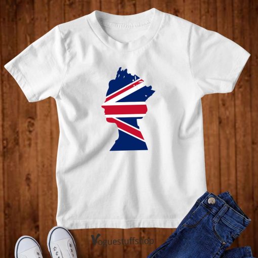 United Kingdom Flag Mix Queen Elizabeth Ii Platinum Jubilee 1952-2022 T Shirt