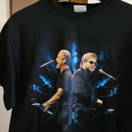 Face 2 Billy And Elton Black T Shirt