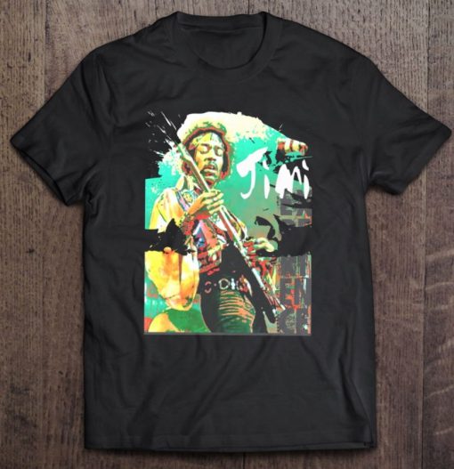 Jimi Guitar Slim Fit T Shirt