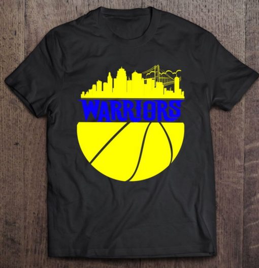 Golden State Distressed Basketball Team Fan Warrior T Shirt