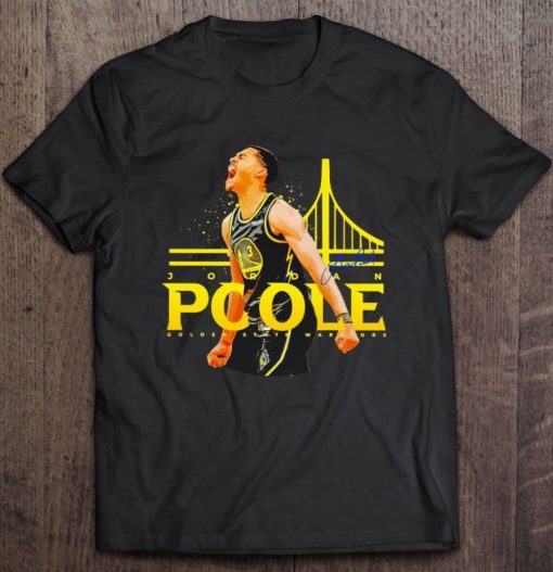 Golden State Warriors Jordan Poole Signature 2022 Basketball T Shirt