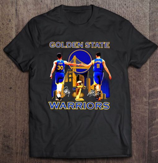 Golden State Warriors Stephen Curry Vs Klay Thompson Signatures T Shirt