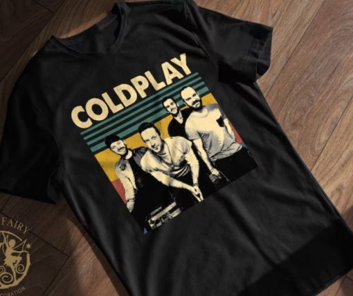 Coldplay Retro Vintage T Shirt, Coldplay Shirt Idea For Fan