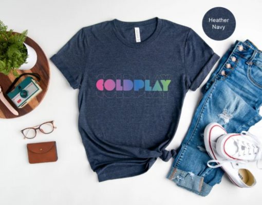 Coldplay T-Shirt,Vintage Retro Coldplay T-Shirt