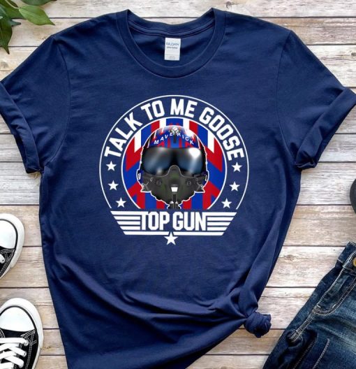 Top Gun Talk To Me Goose Maverick Helmet Shirt, Top Gun Maverick Shirt