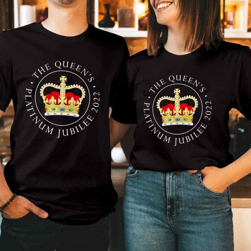 Classic Design Crown The Queen’s Platinum Jubilee 70 Years 1952-2022 T Shirt