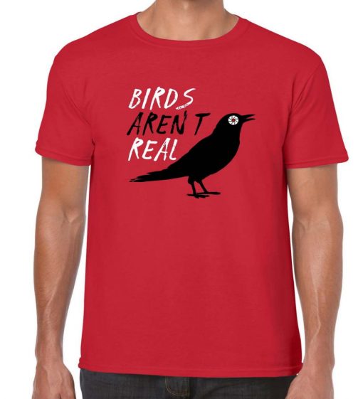 Birds Aren’t Real Funny Mens Tshirt