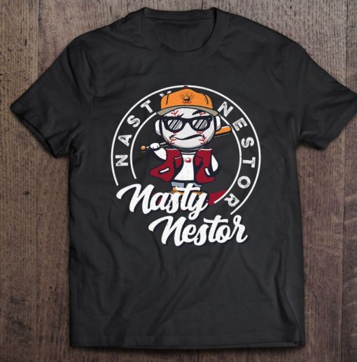 Vintage Baseball Catcher Pitcher Batter Boys Nasty Nestor T Shirt