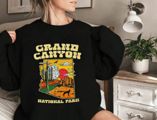 Grand Canyon Shirt National Parks Psychedelic Cacti T-Shirt
