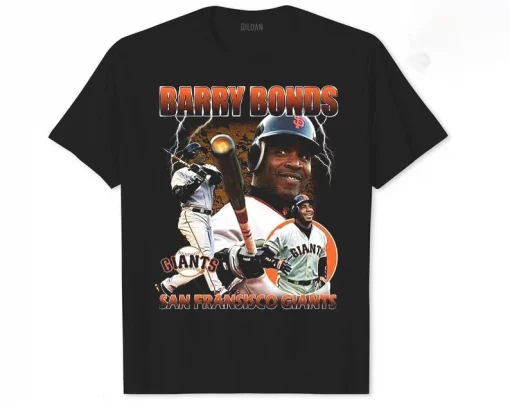 Barry Bonds Vintage Shirt, Barry Bonds 90s T Shirt