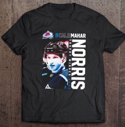 Colorado Avalanche Cale Makar Norris Memorial Trophy Winner 2022 T Shirt