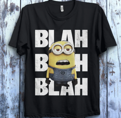 Despicable Me Minions Dave Is So Blah Gru The Rise of Gru T-shirt