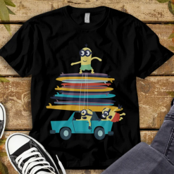 Despicable Me Minions Dave Kevin Stuart Summer Surf The Rise Of Gru T-Shirt