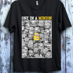 Despicable Me Minions One In A Minion Color Pop Portrait The Rise of Gru Unisex T-Shirt