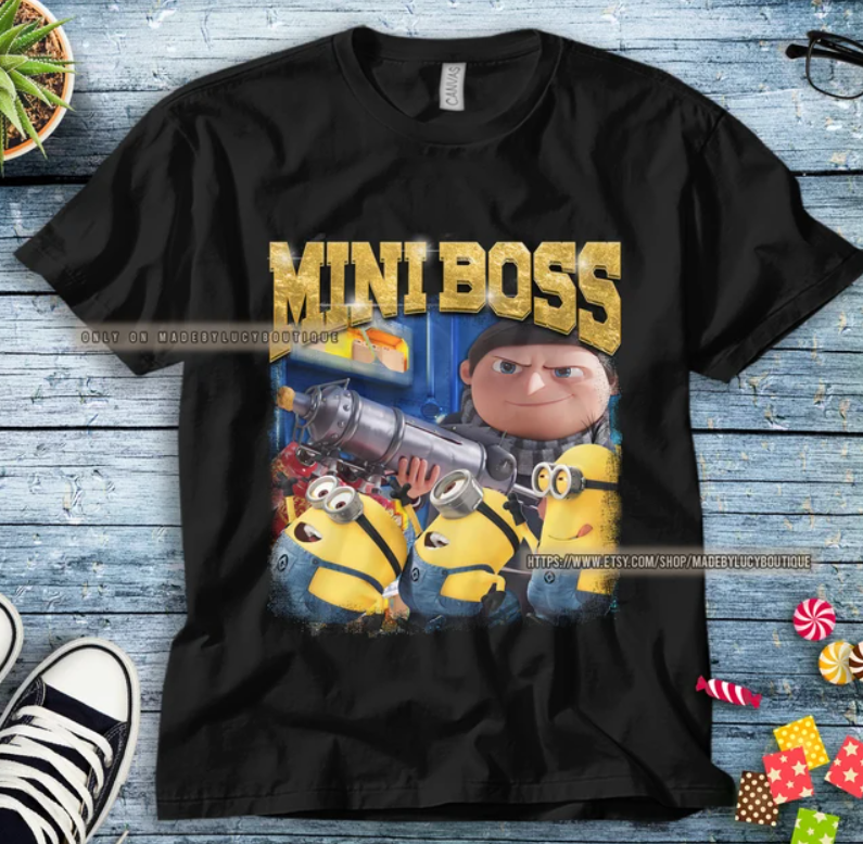 Despicable Me Minions The Rise of Gru MiniBoss T Shirt 1