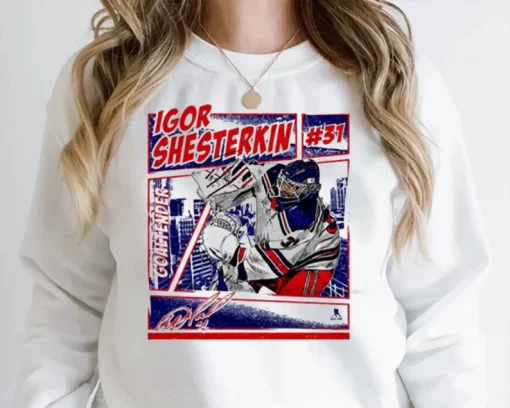 Igor Shesterkin 2022 Shirt, Igor Shesterkin New York Hockey Signature Shirt